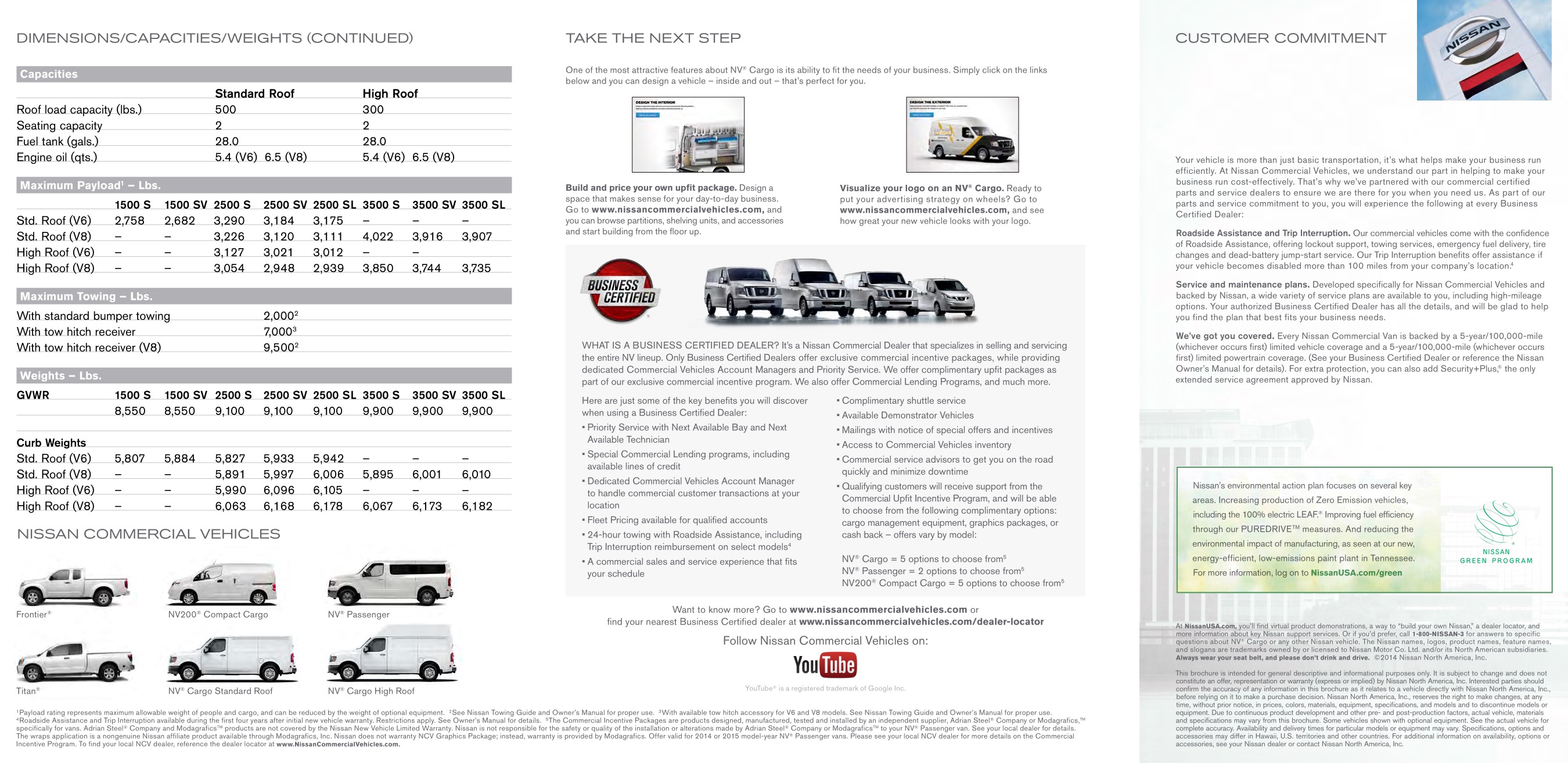 2015 Nissan NV Cargo Brochure Page 18